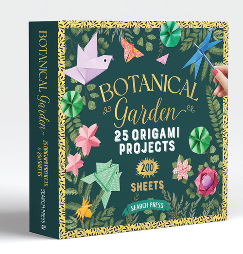 200 Origami Papers Botanical Garden (25 origami projects and 200 sheets) by Joséphine Cormier, 9781800924710