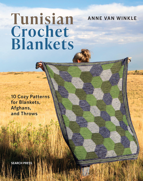 Tunisian Crochet Blankets (10 Cozy Patterns for Blankets, Afghans and Throws) by Anne Van Winkle, 9781800924093