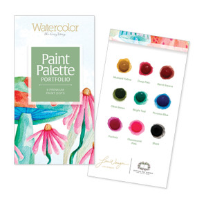 Watercolor the Easy Way Paint Palette Portfolio Garden (9 Premium Paint Dots) by Lori Wenger, 9780764371691