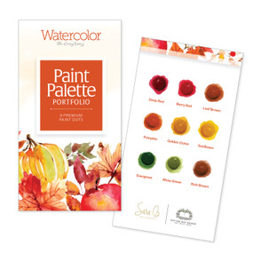 Watercolor the Easy Way Paint Palette Portfolio Autumn (9 Premium Paint Dots) by Sara Berrenson, 9780764372674