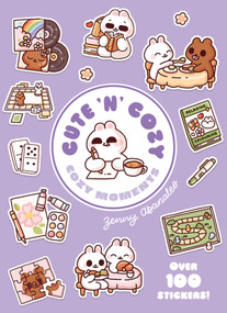 Cozy Moments (A Cute 'n' Cozy Little Sticker Book) by Zenny Abanales, 9781837761579