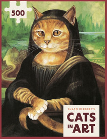 Cats in Art: The Mona Lisa (500-Piece Jigsaw Puzzle) by Susan Herbert, 9781837761654