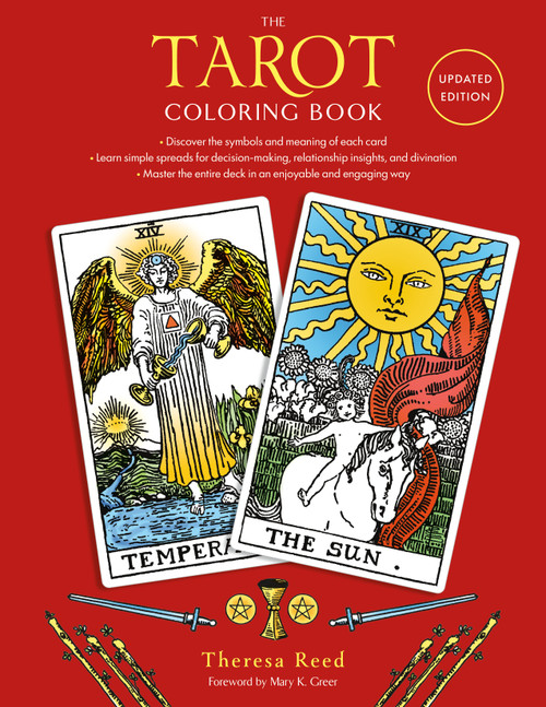 The Tarot Coloring Book (Revised Edition) by Theresa Reed, 9781250490179
