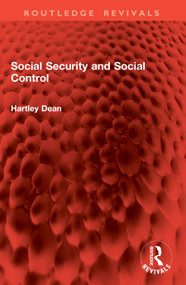 Social Security and Social Control by Hartley Dean, 9781041066217