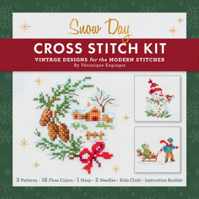 The Snow Day Cross Stitch Kit: Cozy Vintage Patterns for the Holidays by Véronique Enginger, 9780764373916