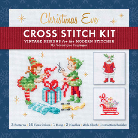The Christmas Eve Cross-Stitch Kit: Cozy Vintage Patterns for the Holidays by Véronique Enginger, 9780764373909