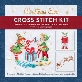 The Christmas Eve Cross Stitch Kit: Cozy Vintage Patterns for the Holidays by Véronique Enginger, 9780764373909