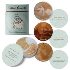 The Coffee Oracle Cards (50 Caffeinated Reflections to Activate Your Morning Ritual) by Tracee Dunblazier, 9780764373855