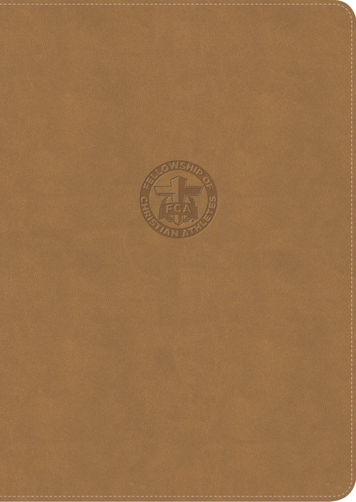 CSB FCA Study Bible, Easy-to-Read Optimal Type, Camel LeatherTouch (Engage. Equip. Empower.) by Fellowship of Christian Athletes, CSB Bibles by Holman, 9798384561583