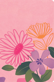 CSB Kids Bible, Pink Floral LeatherTouch, Zipper Edition by CSB Bibles by Holman, 9798384561958