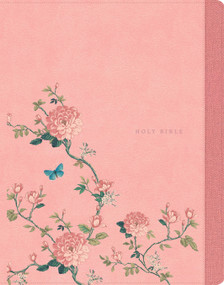 KJV Notetaking Bible, Pink Floral LeatherTouch, Zipper Edition by Holman Bible Publishers, 9798384562016