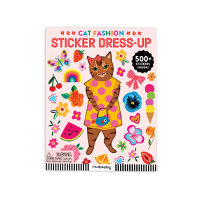 Cat Fashion Sticker Dress-up Book by Mudpuppy, Emma Jayne, 9780735391055