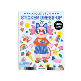 Axolotl Fun Sticker Dress-up Book by Mudpuppy, Rachel Carter, 9780735391062