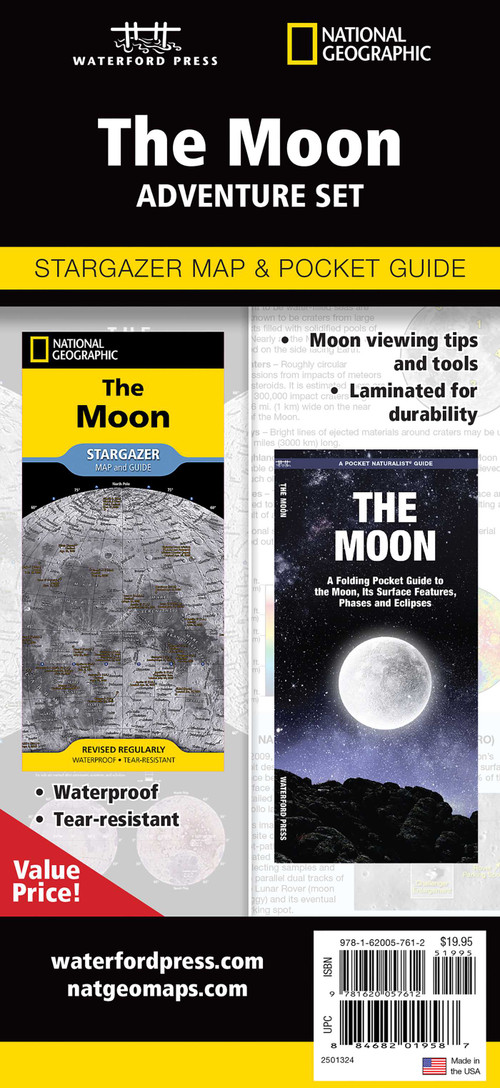 Moon Adventure Set (Stargazer Map & Pocket Guide) by Waterford Press, National Geographic Maps, 9781620057612