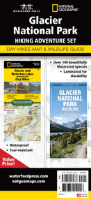 Glacier National Park Hiking Adventure Set (Day Hikes Map & Wildlife Guide) by Waterford Press, National Geographic Maps, 9781620057933