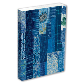Journal Blue and White Batik, Lined Paperback by Tuttle Studio, 9780804860925