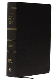KJV, Life in the Spirit Study Bible, Bonded Leather, Black, Red Letter (Formerly Full Life Study) by Thomas Nelson, 9780310927587
