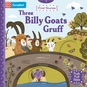 Three Billy Goats Gruff (A Push, Pull, Slide Book) by Campbell Books, Sandie Sonke, 9781037412967