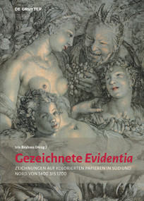 Gezeichnete Evidentia (Zeichnungen auf kolorierten Papieren in Süd und Nord von 1400 bis 1700) (German Edition) by Iris Brahms, Iris Brahms, Anne Eusterschulte, 9783110634495