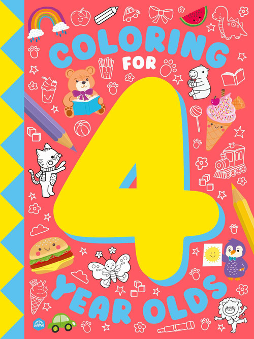 Coloring for 4-Year-Olds (A cute and cozy coloring book perfect for screen-free fun | Created specially for 4-year-old artists) by IglooBooks, 9781805858119