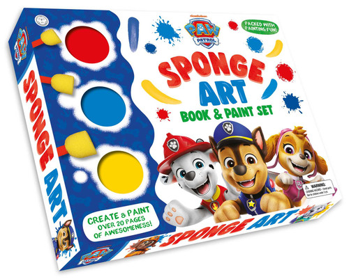 PAW Patrol: Sponge Art Book & Paint Set (An art set with sponge tools, paints and a book | Perfect for creative kids) by IglooBooks, 9781805859833