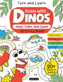 Turn and Learn, Roam with Dinos: Maze, Color and Count Activity Book by Wonder House Books, 9789370893160