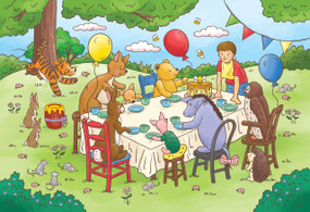 Winnie-the-Pooh Kids' Floor Puzzle (48 Pieces) (36 inches wide x 24 inches high) by Peter Pauper Press, Inc., 9781441349828