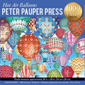 Hot Air Balloons 1000-Piece Jigsaw Puzzle by Parvaneh Holloway, Peter Pauper Press, Inc., 9781441350404