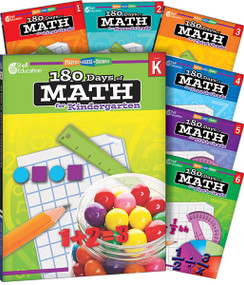 180 Days®: Math for K-6, 7-Book Set (Practice, Assess, Diagnose) by Multiple Authors, 9781425817176