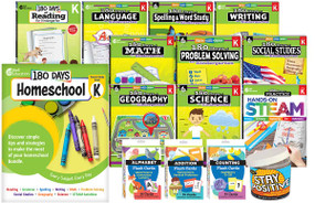 180 Days®: Homeschool Kindergarten Set (Every Subject, Every Day) by Multiple Authors, 9798330933228