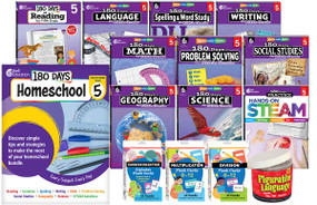 180 Days®: Homeschool Grade 5 Set (Every Subject, Every Day) by Multiple Authors, 9798330933273