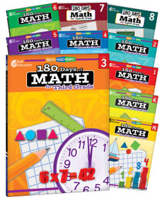 180 Days®: Math PK-8: 10-Book Set (Practice, Assess, Diagnose) by Multiple Authors, Darlene Misconish Tyler, Jodene Lynn Smith, Darcy Mellinger, Jodene Smith, Jodene Smith, 9798765963111