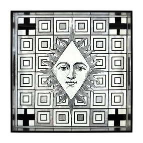 Christian Lacroix Poker Face Square Lacquer Tray by Christian Lacroix, Galison, 9780735361355