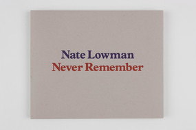 Nate Lowman (Never Remember) by Paul Alexander, 9780847868148