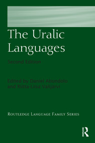 The Uralic Languages by Daniel Abondolo, Riitta-Liisa Valijärvi, 9781138650848