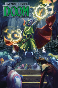 One World Under Doom Omnibus Ben Harvey Cover by Ryan North, Chip Zdarsky, R.B. Silva, Cafu, Ben Harvey, 9781302972509