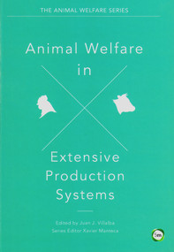 Animal Welfare in Extensive Production Systems by Juan J. Villalba, 9781910455548