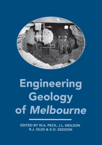 Engineering Geology of Melbourne by J.L. Neilson, R.J. Olds, W.A. Peck, K.D. Seddon, 9789054100836