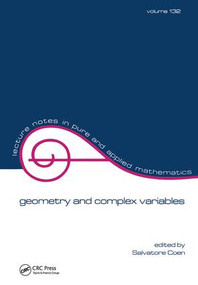 Geometry and Complex Variables by S. Coen, 9781138441927
