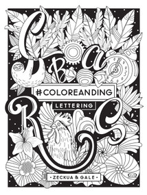 #Coloreanding: Lettering (Spanish Edition) by Daniela Zeckua, Gale, 9789877474305