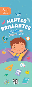 Mentes Brillantes: 3-4 años (Actividades para entrenar al cerebro) (Spanish Edition) by Capicúa, 9786313003518