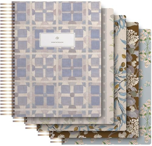 ESV Spiral-Bound Journaling Bible, Five-Volume Set (Hardcover, Cover Artwork by Lulie Wallace) by Lulie Wallace, 9798874903039