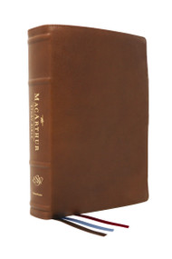 ESV, MacArthur Study Bible, Brown Premium Goatskin Leather, Premier Collection by John F. MacArthur, Thomas Nelson, 9780785235668