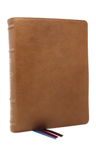 LSB, MacArthur Study Bible, Brown Premium Goatskin Leather, Comfort Print by John F. MacArthur, 9781400339778