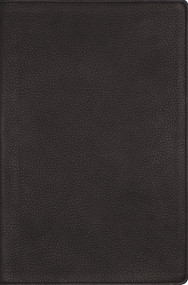 NRSVue, Single-Column Reference Bible, Genuine Calfskin Leather, Black, Art Gilded Edges, Comfort Print by Zondervan, 9780310469179