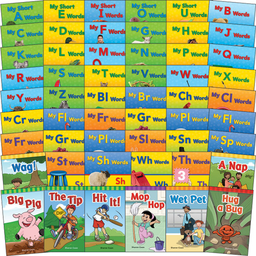 Phonics Grades PreK-K: 50-Book Set by Multiple Authors, 9781087648606