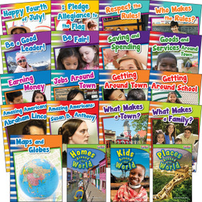 Social Studies (C3) Grade 1: 20-Book Set by Multiple Authors, 9781087648705