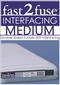 fast2fuse MEDIUM Interfacing Bolt, 20" x 10 yards" (Double-Sided Fusible Stiff Interfacing) by C&T Publishing, 9781617450204