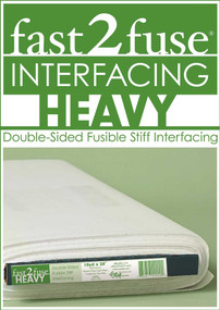 fast2fuse HEAVY Interfacing Bolt, 20" x 10 yards (Double-Sided Fusible Stiff Interfacing) by C&T Publishing, 9781617450211