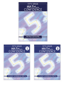Fifth Grade Math with Confidence Complete Bundle by Kate Snow, 9781944481773
